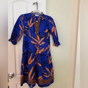 Maude Blue and Orange Sundress
